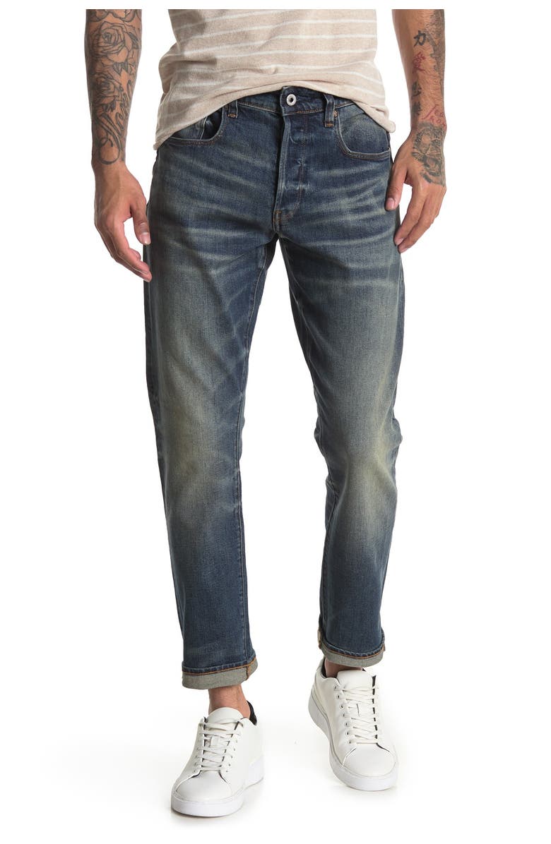 G-Star RAW 3301 Tapered Straight Leg Jeans, Main, color,
