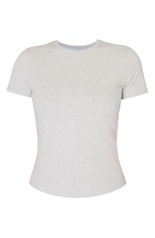 Sweaty Betty Essential Short Sleeve Tee In Light Grey Marl