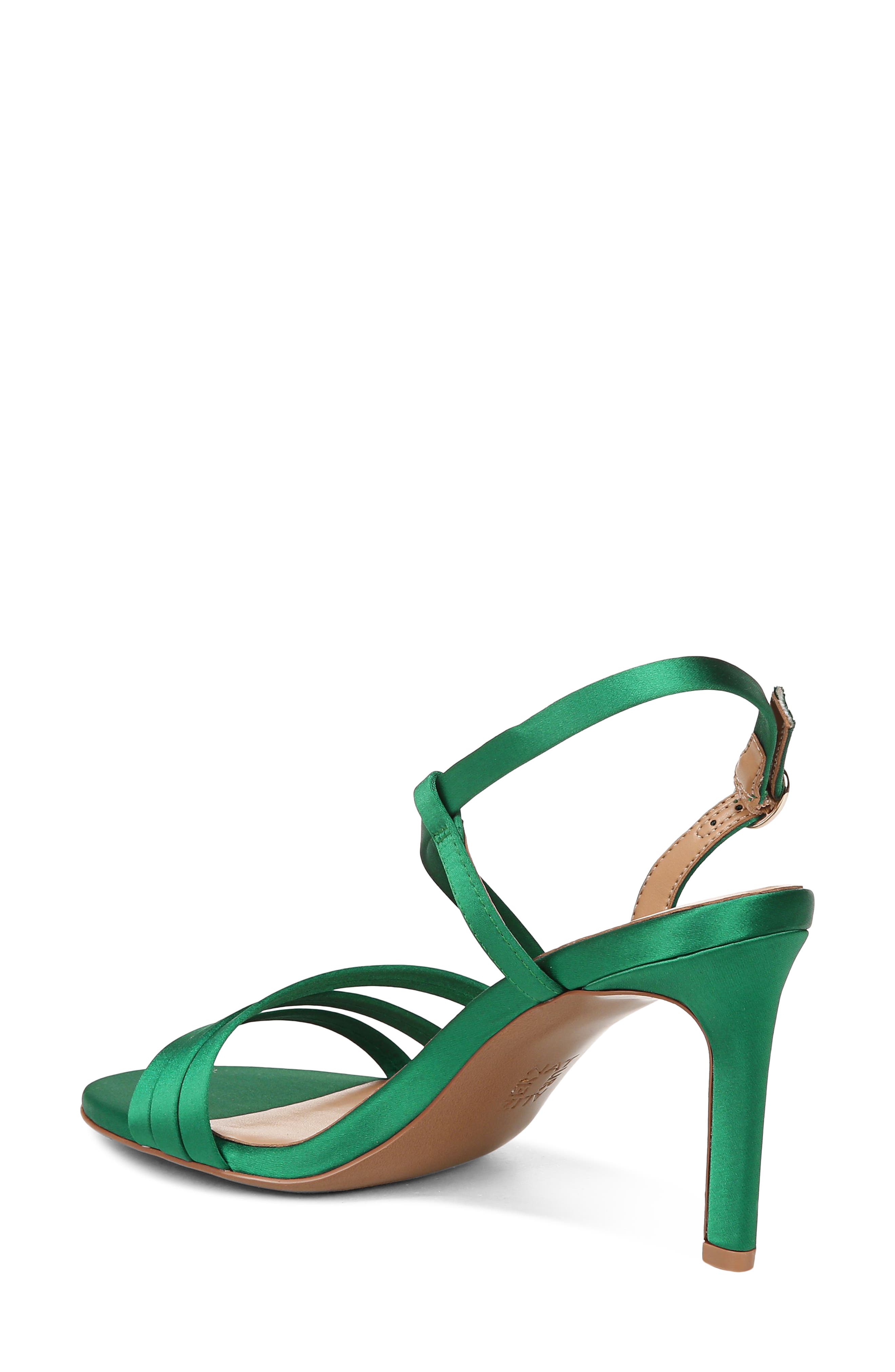 Kimberly Strappy Sandal, Alternate, color, TROPIC GREEN FABRIC
