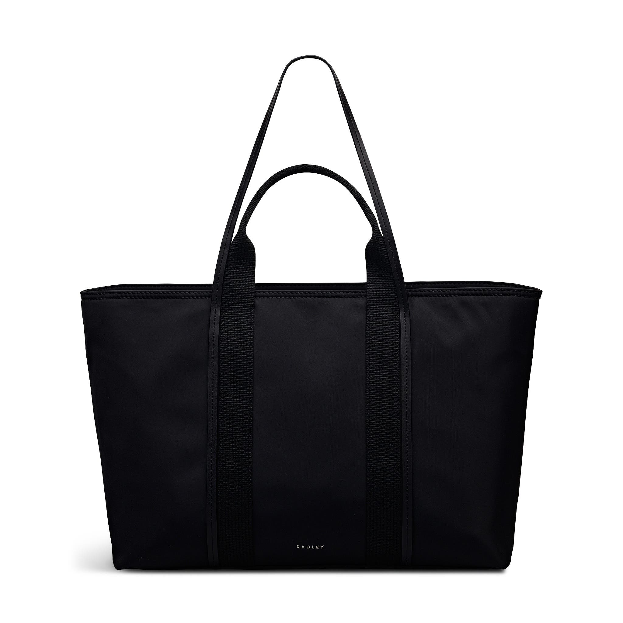 Radley Halley Row Large Ziptop Tote Bag, Main, color, Black