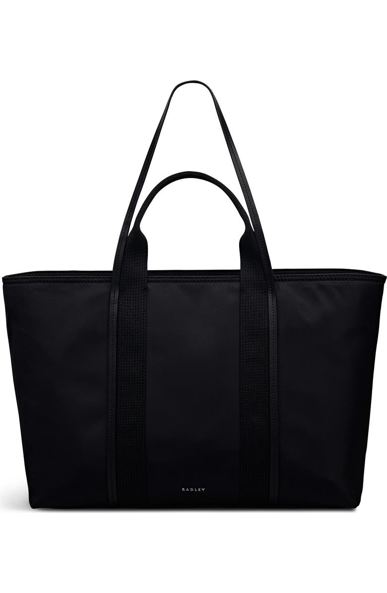 Radley Halley Row Large Ziptop Tote Bag, Main, color, Black