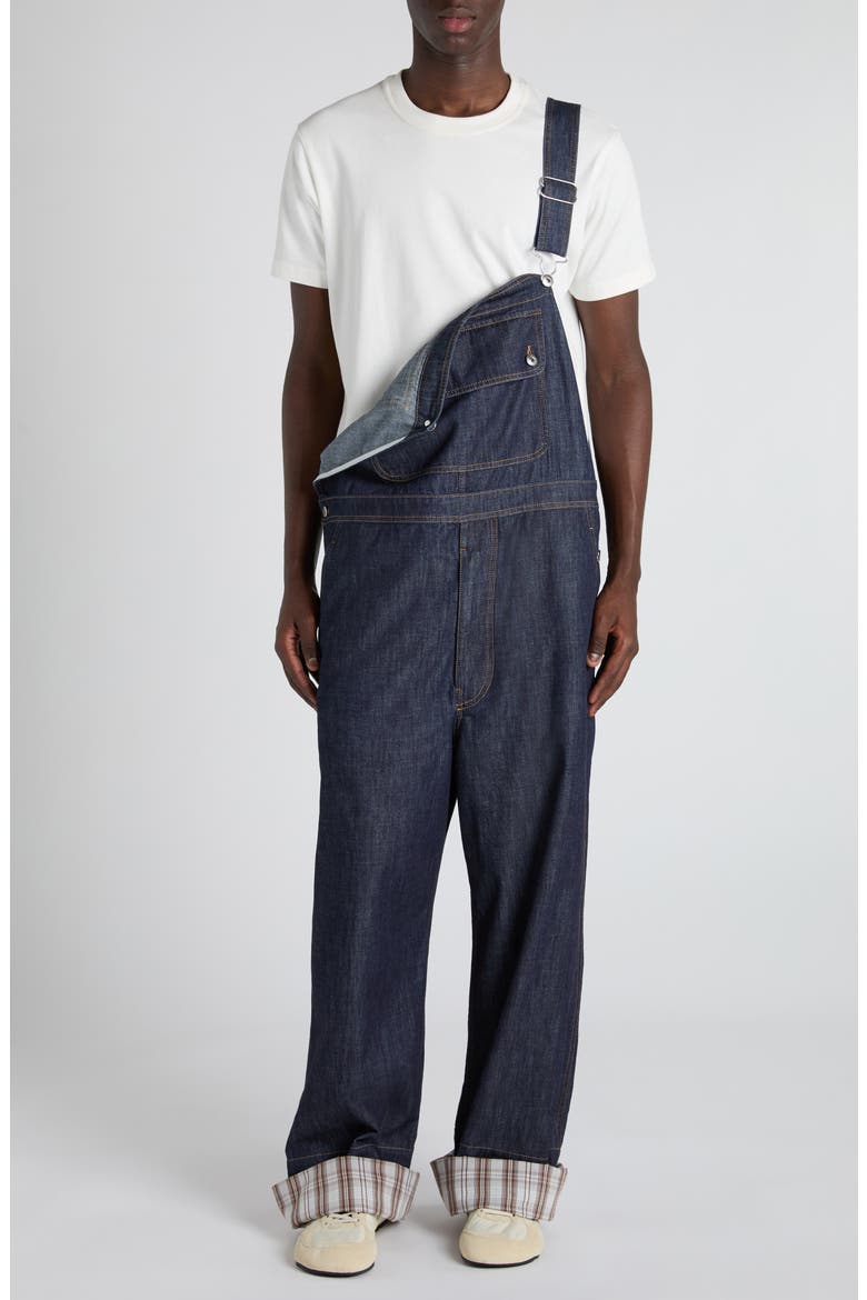 Denim Overalls, Alternate, color, 4245 INDIGO
