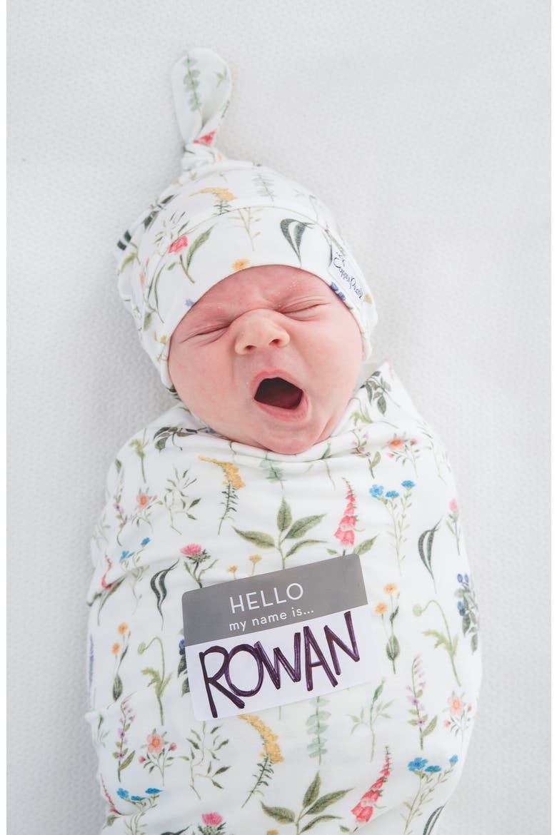 Print Swaddle Blanket, Alternate, color, ASPEN