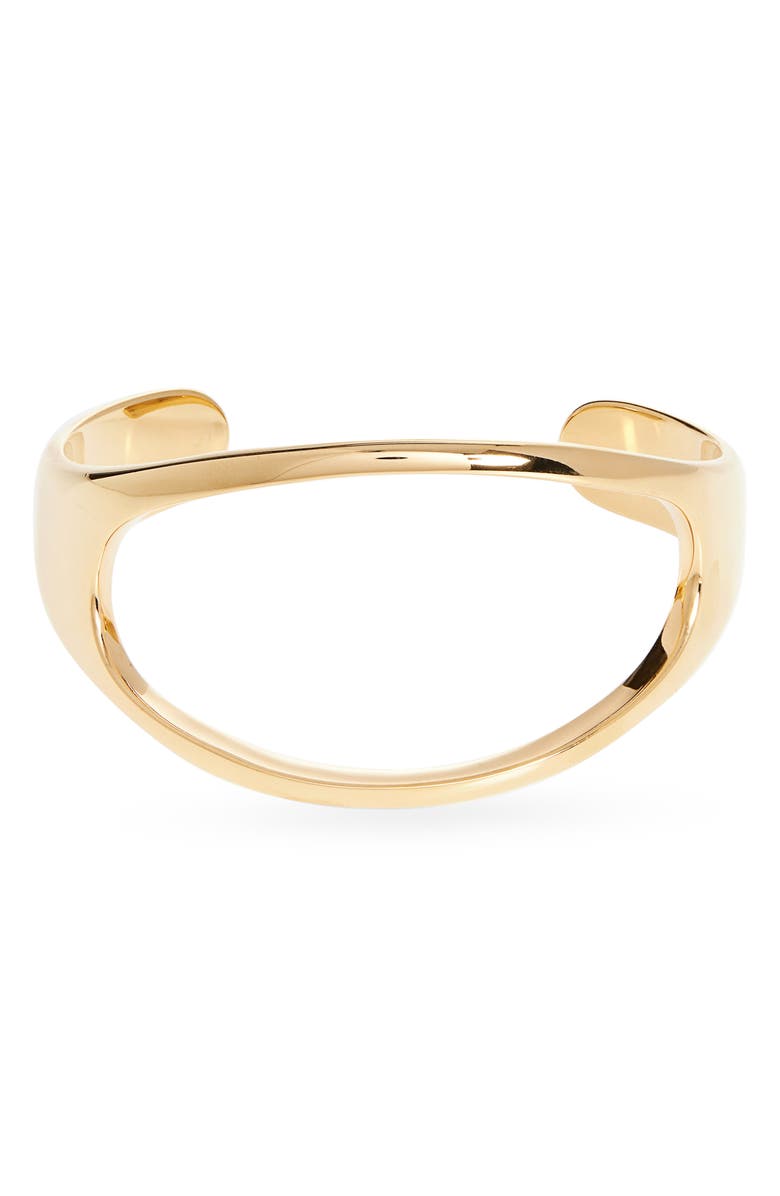 SOKO Open Oval Statement Cuff Bracelet, Main, color, Gold
