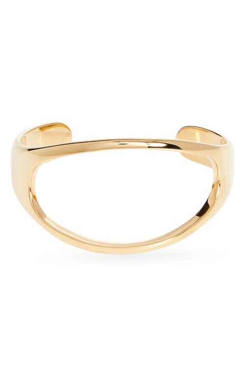 Soko Open Oval Statement Cuff Bracelet In Gold