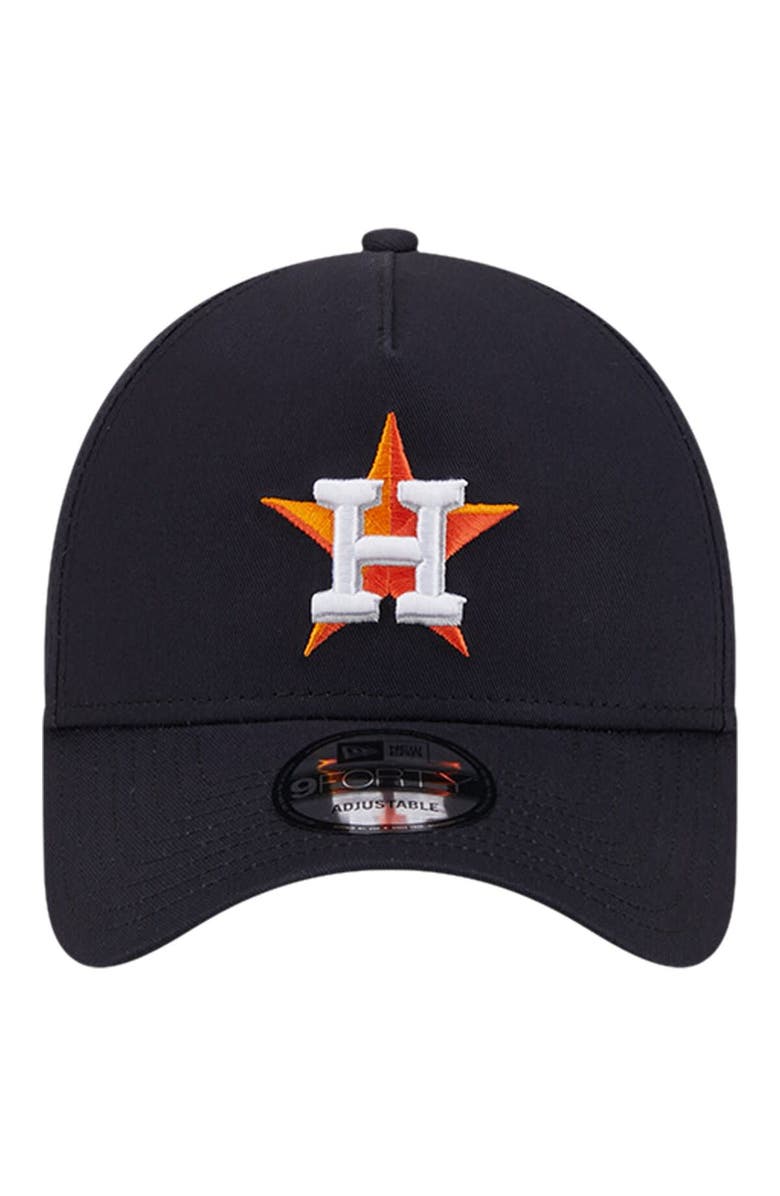 New Era Men's New Era Navy Houston Astros Team Color A-Frame 9FORTY Adjustable Hat, Alternate, color, Navy