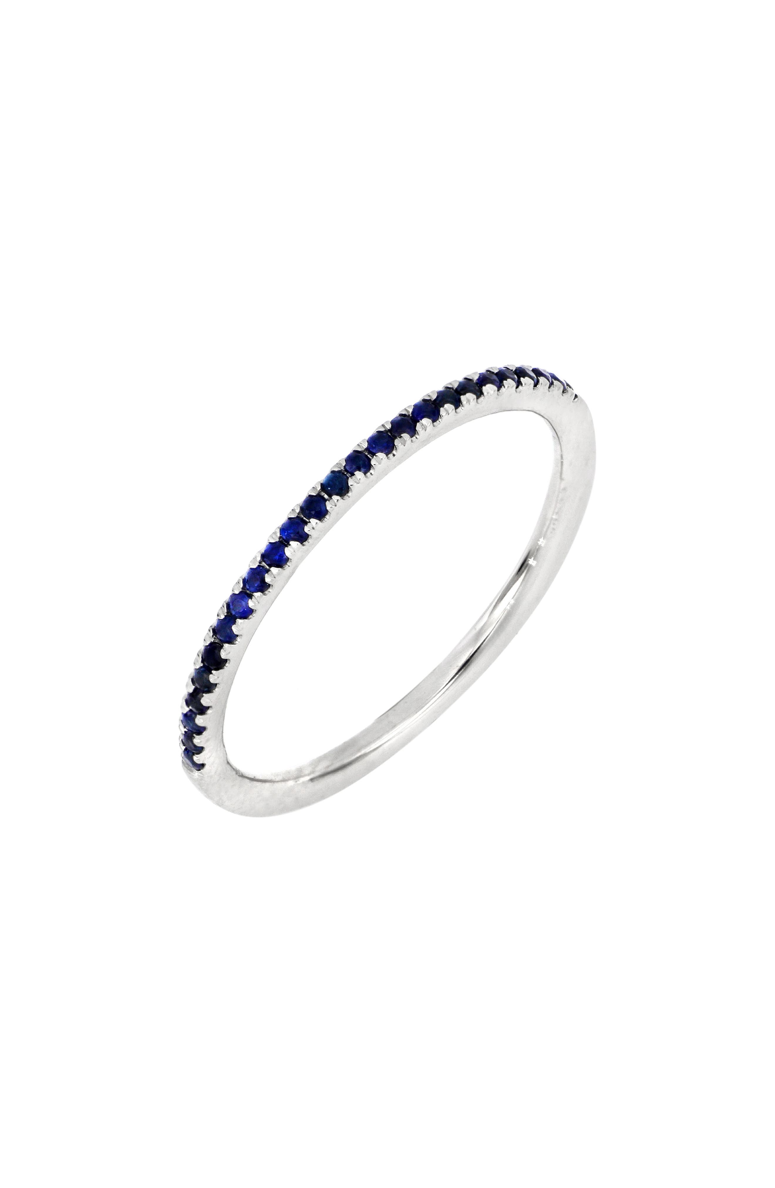 selected 18K WHITE GOLD SAPPHIRE