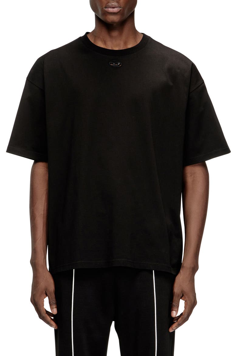 T-Boxt-DCO Cotton T-Shirt, Main, color, DEEP/ BLACK