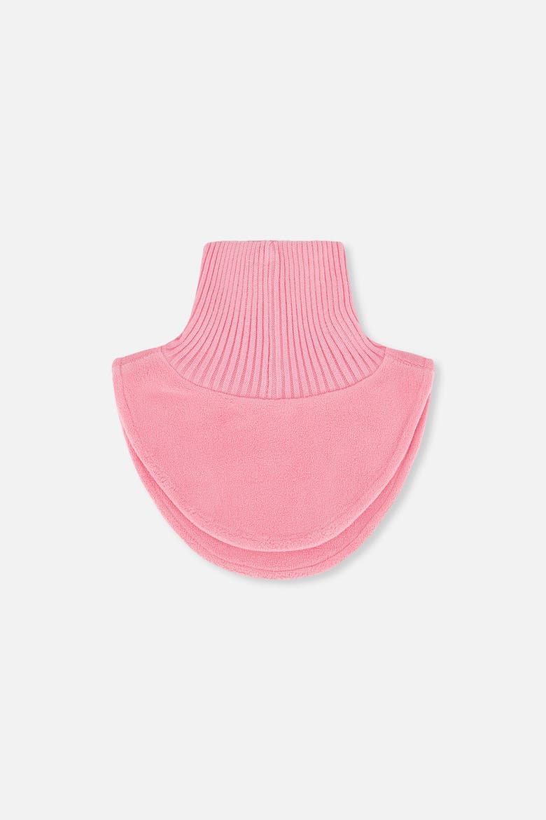 Bib Turtle Fleece Knit & Polar Neckwarmer, Alternate, color, Pink