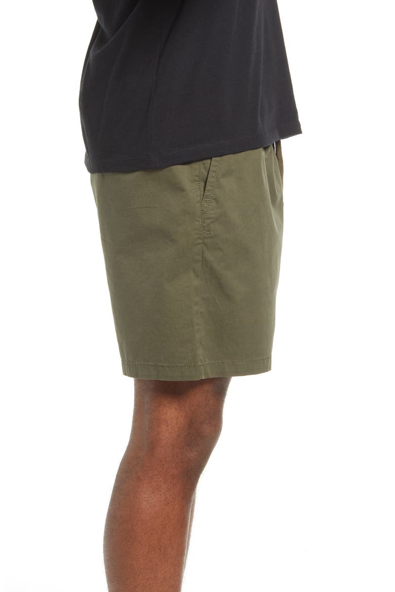 Men's Range Relaxed Stretch Cotton Shorts, Alternate, color, GRAPE LEAF