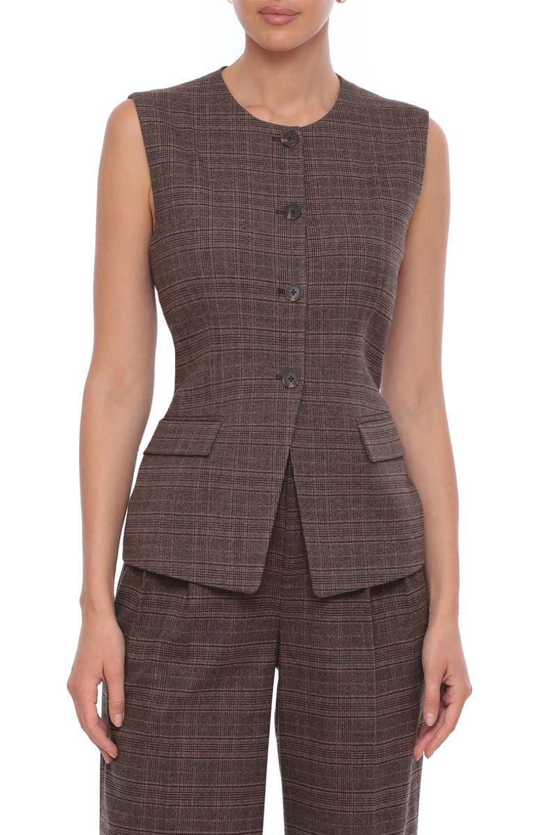Bagatelle Plaid Vest, Alternate, color,
