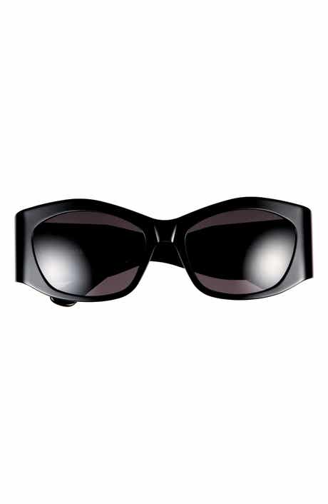 56mm Polarized Square Sunglasses