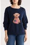 selected Navy/ Intarsia Dog