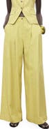 MANGO Luce Stripe Wide Leg Pants