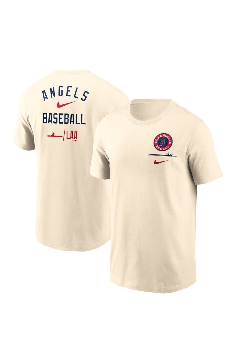 Nike Men's Nike  Cream Los Angeles Angels City Connect 2-Hit T-Shirt, Alternate, color, 