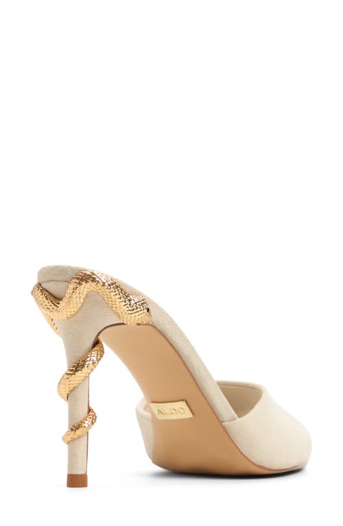 ALDO ALDO SEASHELLA POINTED TOE SLIDE SANDAL 