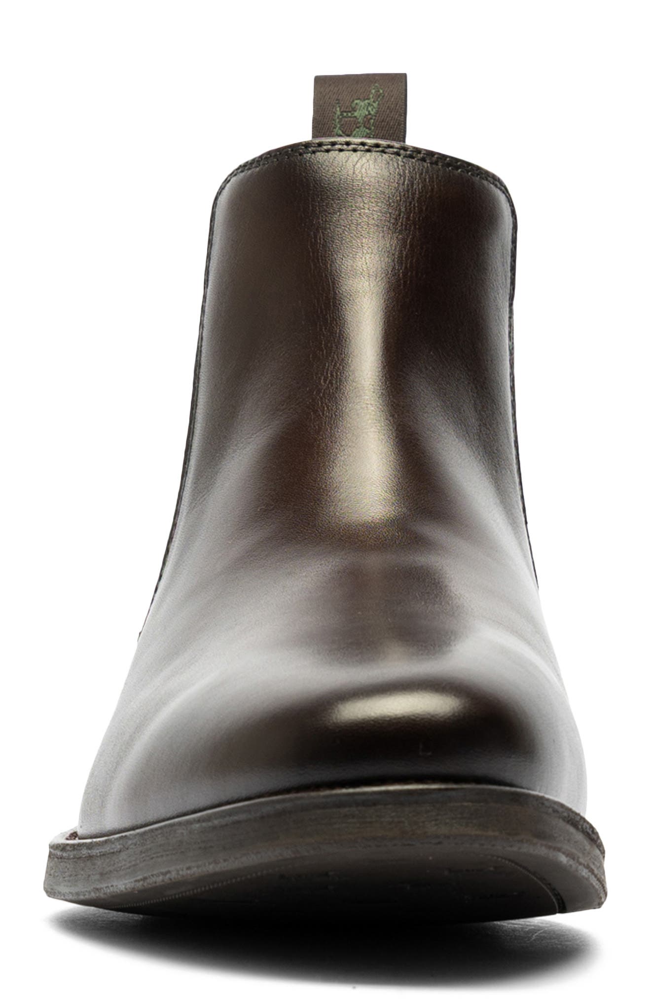 Russlands Leather Chelsea Boot, Alternate, color, CHOCOLATE