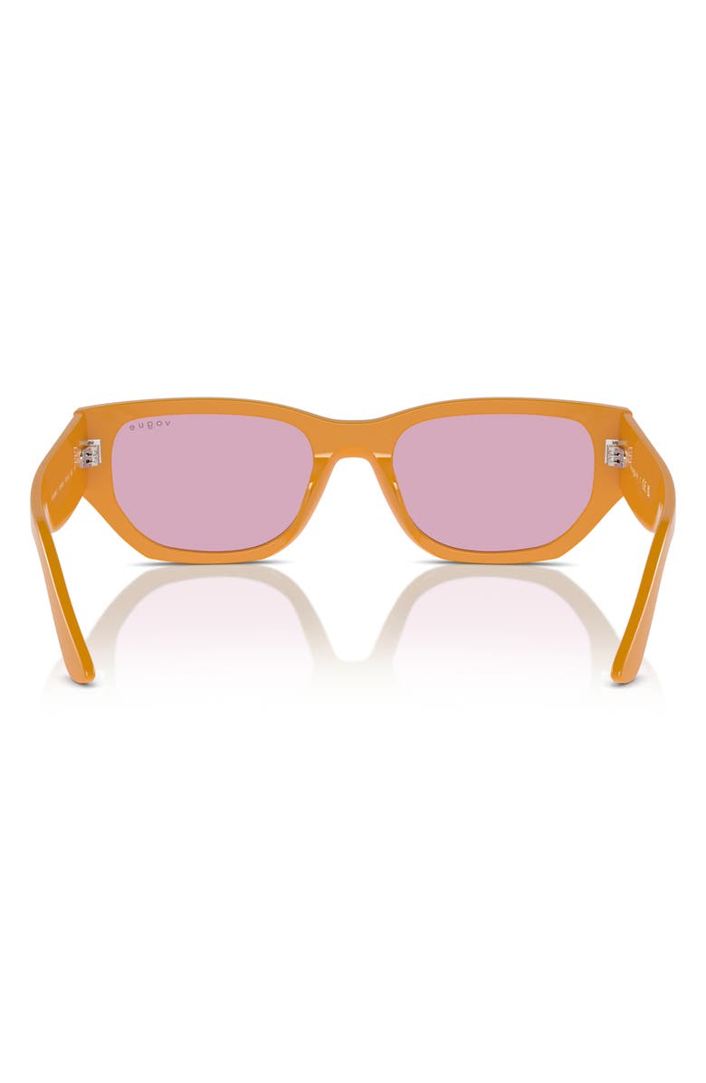 VOGUE 53mm Rectangular Sunglasses, Alternate, color, 