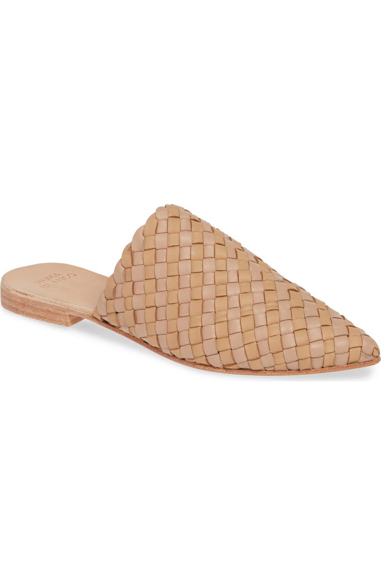 Huma Blanco Marina Woven Mule, Main, color,