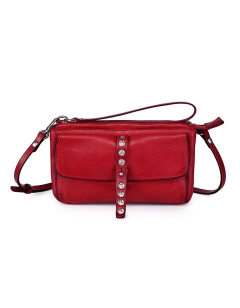 Monarda Genuine Leather Structured Convertible Crossbody