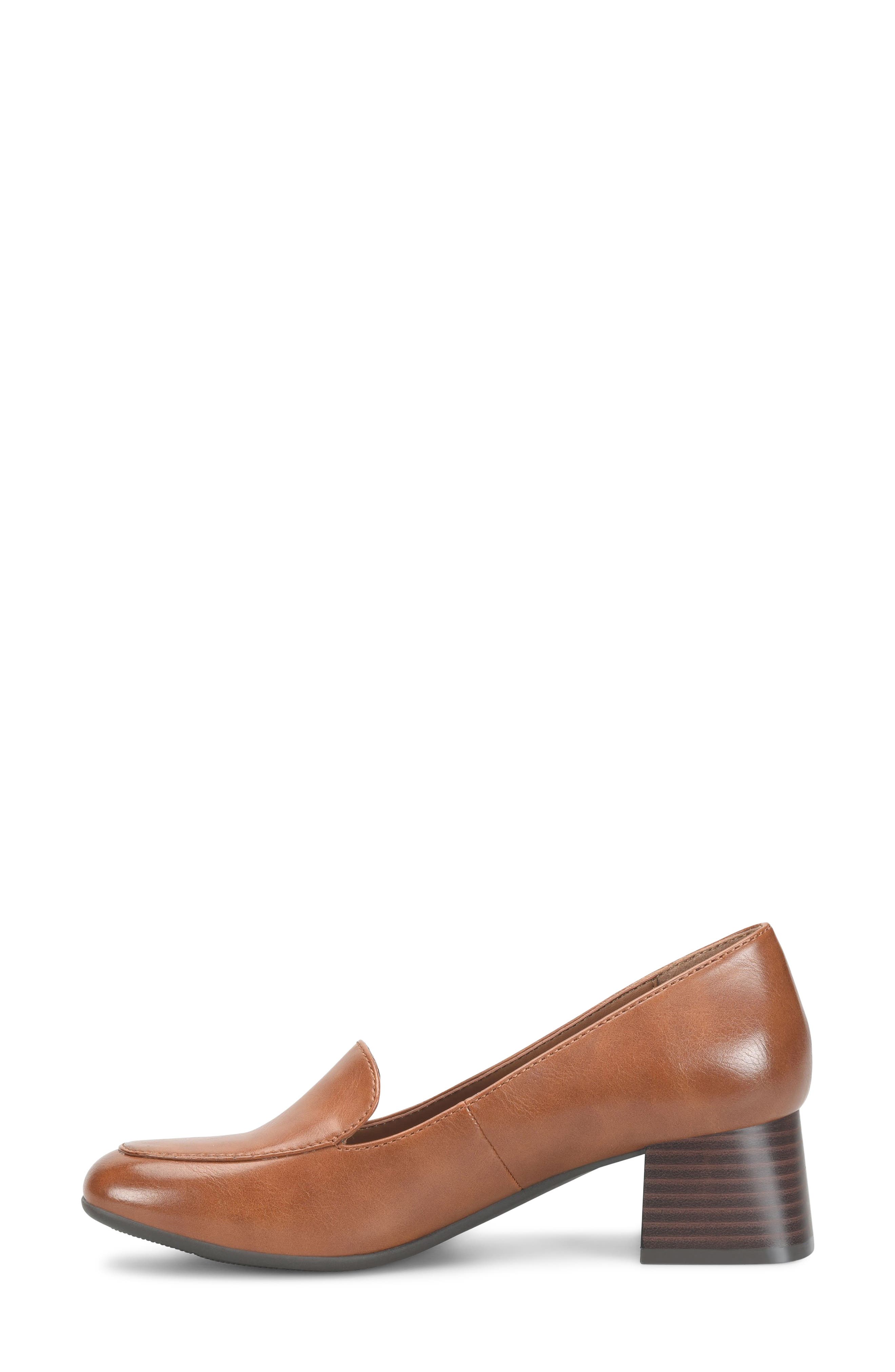 Paislee Faux Leather Pump, Alternate, color, LUGGAGE
