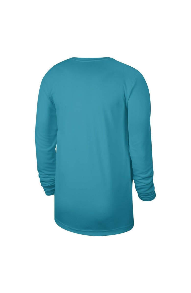 Nike Unisex Jordan Brand Teal Charlotte Hornets 2023/24 Legend On-Court Practice Long Sleeve T-Shirt, Alternate, color, Teal