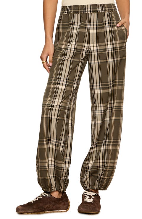 Plaid Micro Balloon Pants