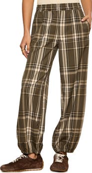 Sanctuary Plaid Micro Balloon Pants