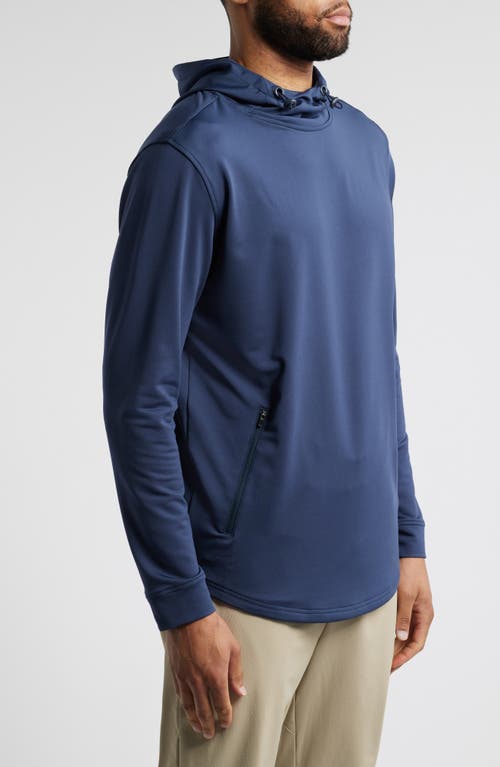 Swannies Ivy Golf Hoodie In Navy
