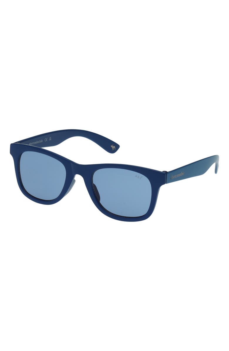 abercrombie kids Kids' Rectangular Sunglasses, Alternate, color, Shiny Blue / Blue