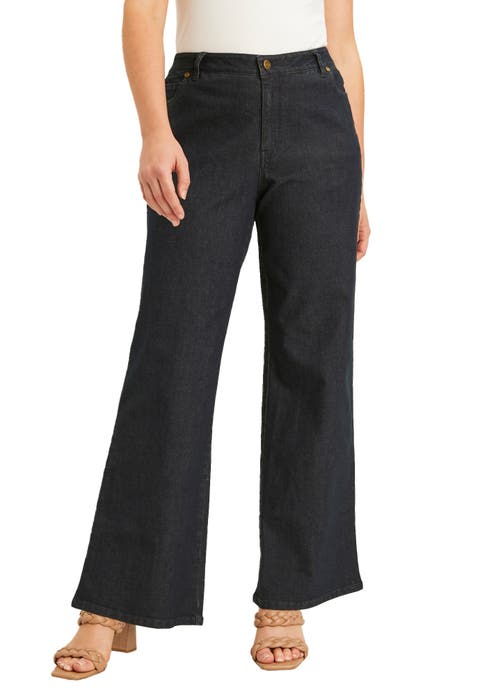 Curvie Fit Wide-Leg Jeans (Plus Available)