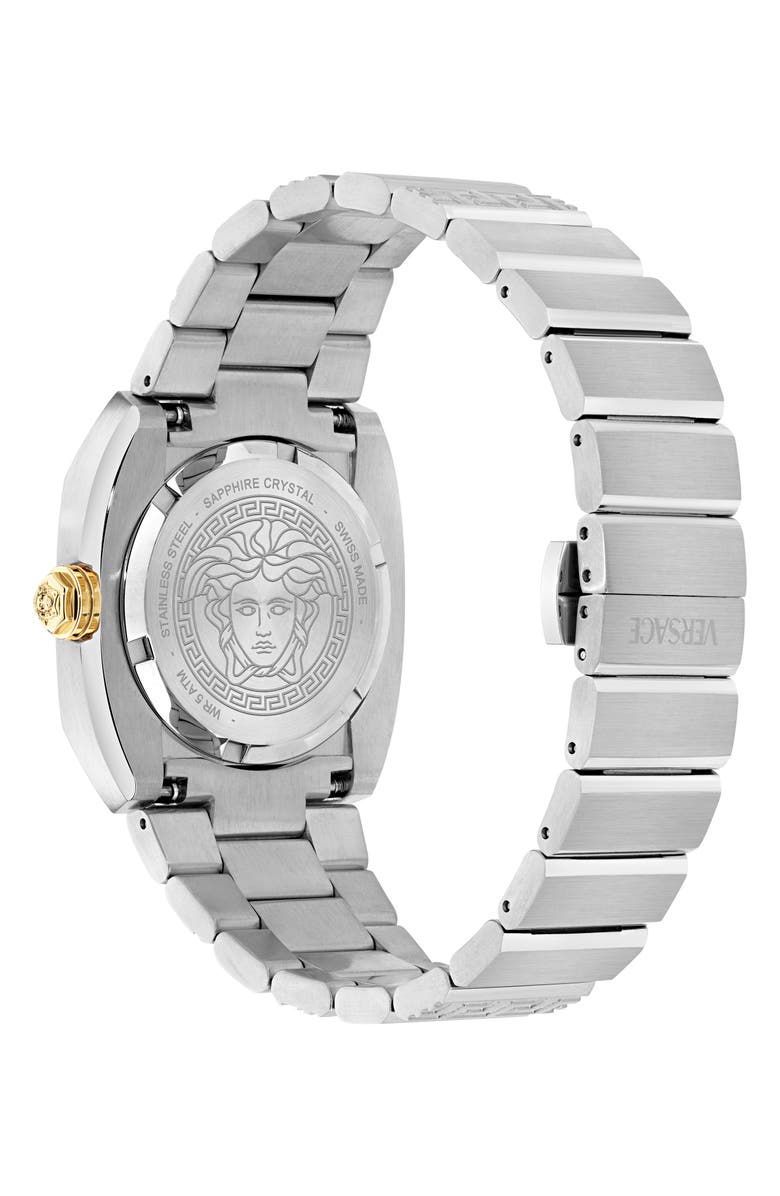 Versace Antares Bracelet Watch, 35mm, Alternate, color, Stainless Steel