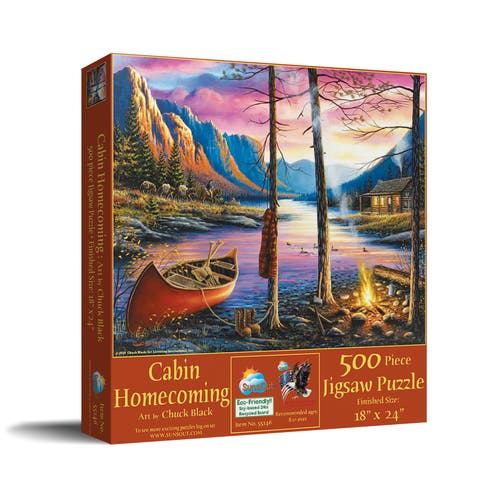 Cabin Homecoming 500 piece Jigsaw Puzzle for Adults
