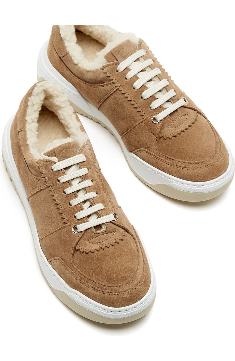 La Canadienne Klare Water Resistant Genuine Shearling Lined Sneaker, Alternate, color,