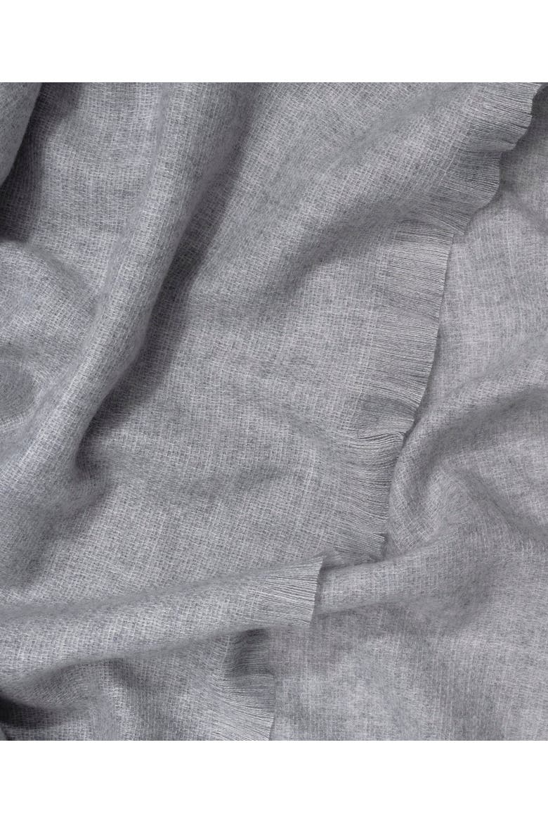 essential woven travel wrap, Alternate, color, Grey Heather
