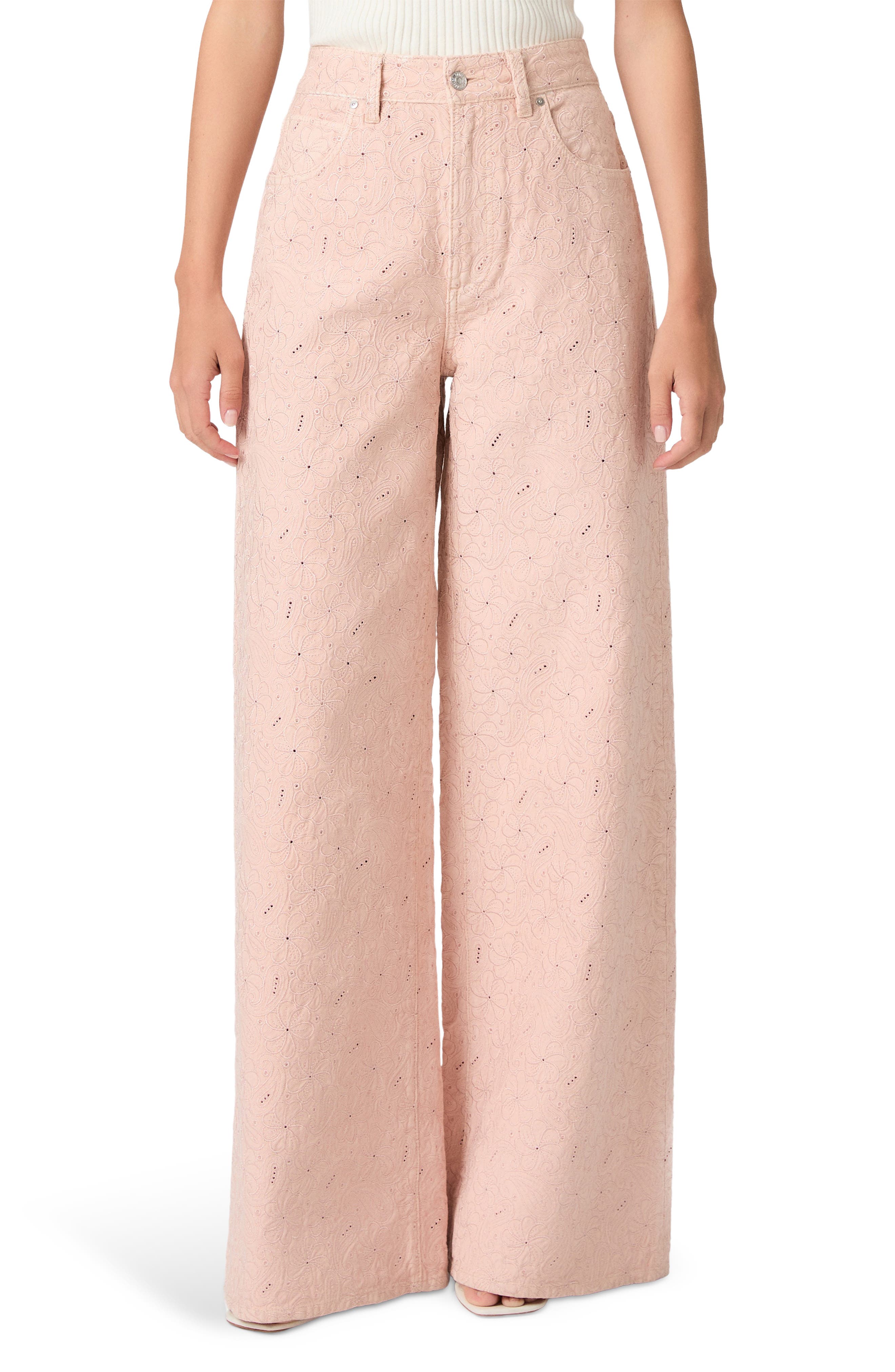 selected SUNSET PEACH EMBROIDERED