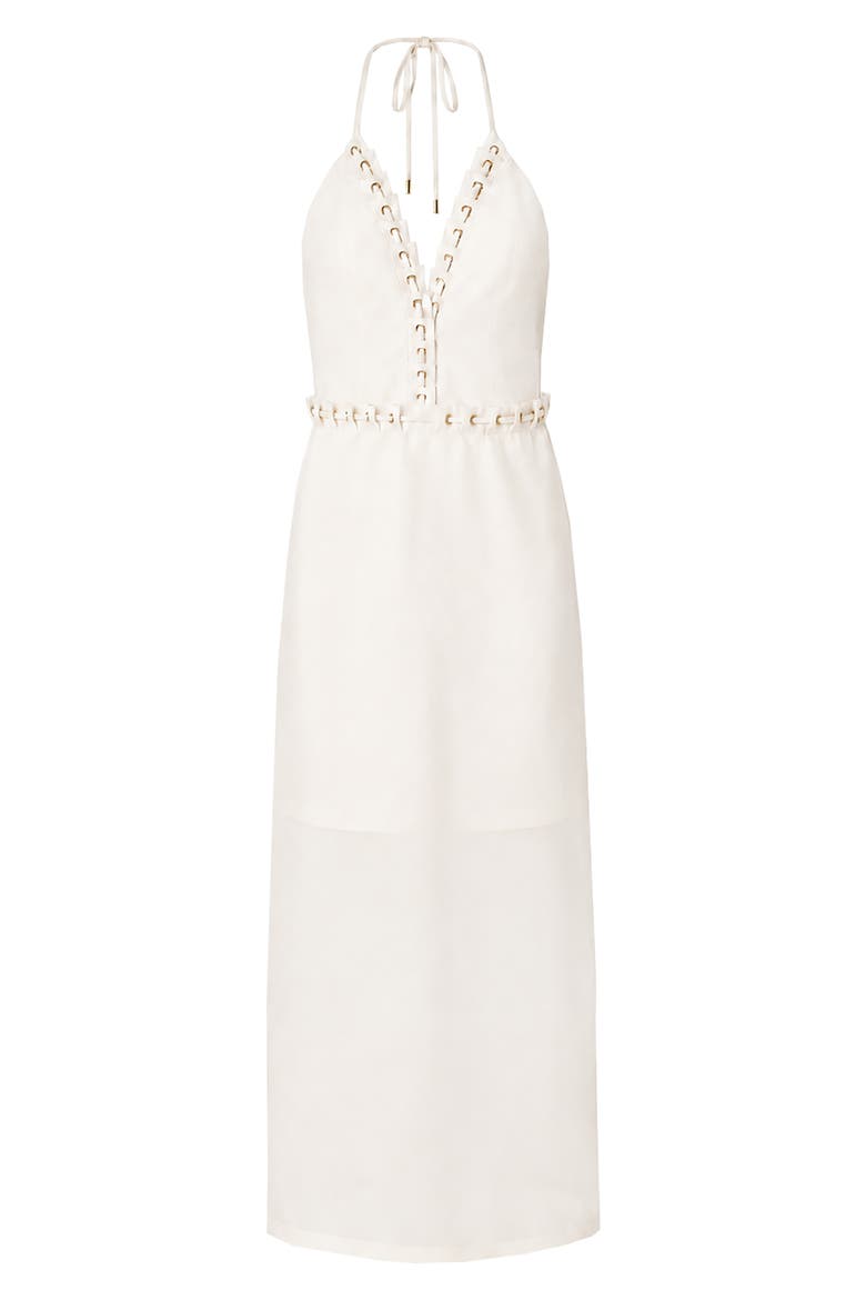 Alba Midi Dress Cover-Up, Alternate, color, OFF WHITE