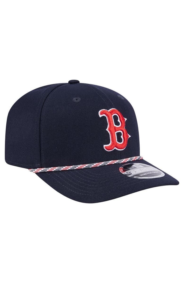 New Era Men's New Era Navy Boston Red Sox Multi-Rope 9SEVENTY Stretch-Snap Hat, Alternate, color, Navy