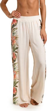 La Blanca Courtyard Palms Wide Leg Pants Cover-Up