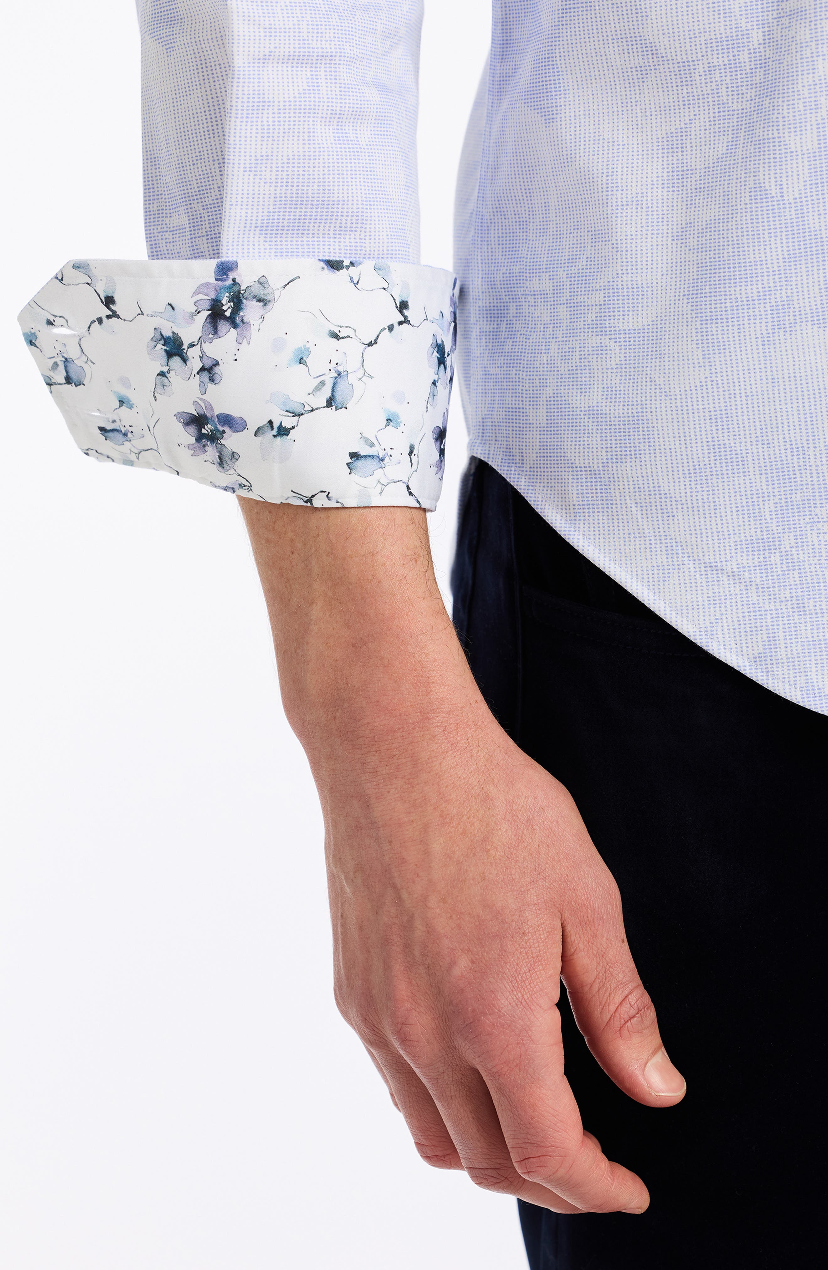 Lexington Stretch Cotton Button-Up Shirt - image 2