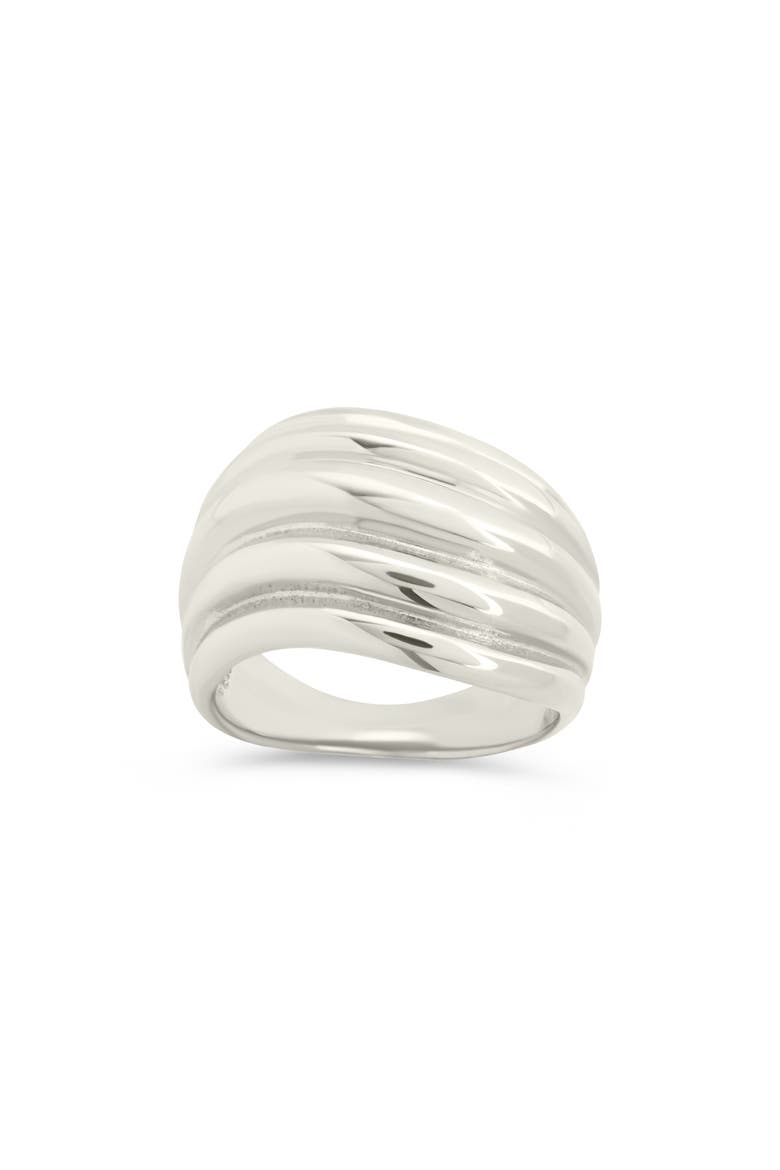 Skylar Layered Statement Ring, Main, color, SILVER