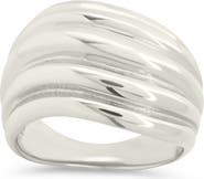 Sterling Forever Skylar Layered Statement Ring