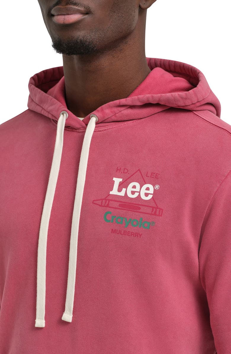 Lee x Crayola<sup>®</sup> Limited Edition Colors Hoodie, Alternate, color, Mulberry