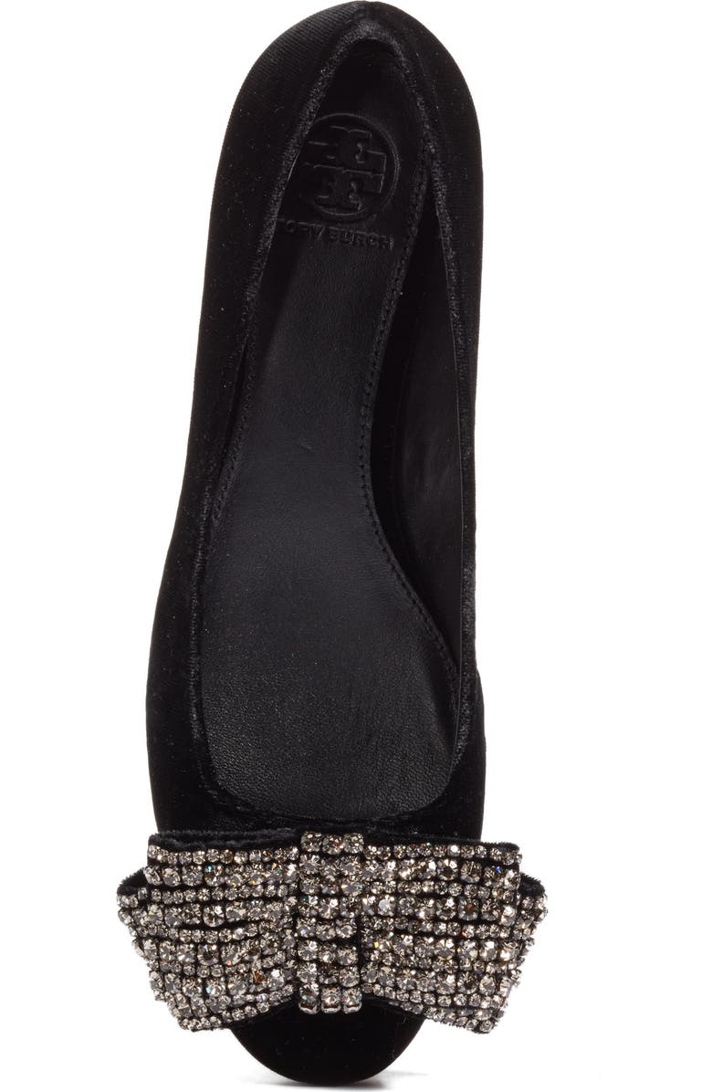 Tory Burch Josephine Embellished Bow Pump, Alternate, color,