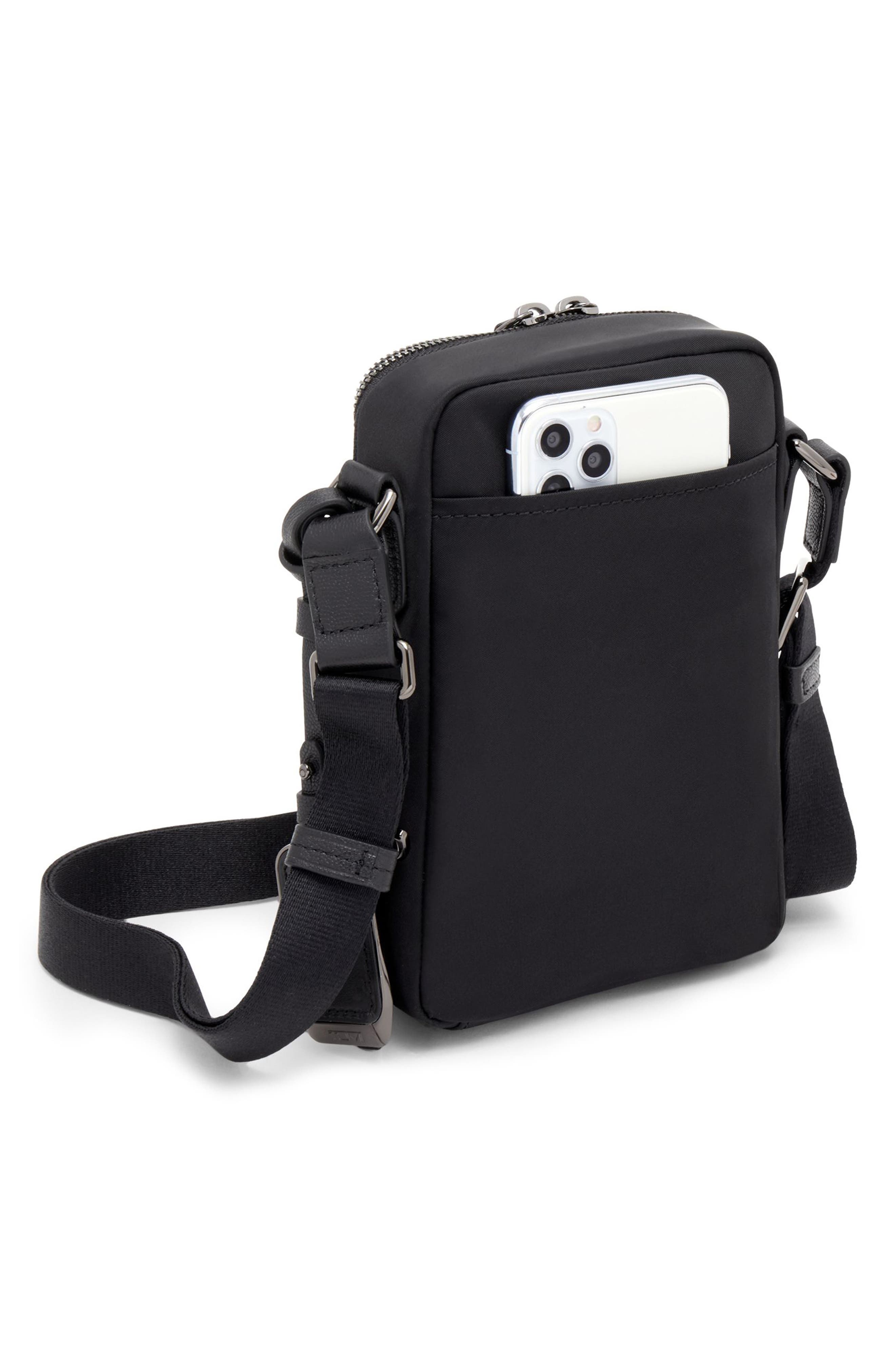 TUMI Persia Crossbody Bag, Alternate, color, Black/ Gunmetal