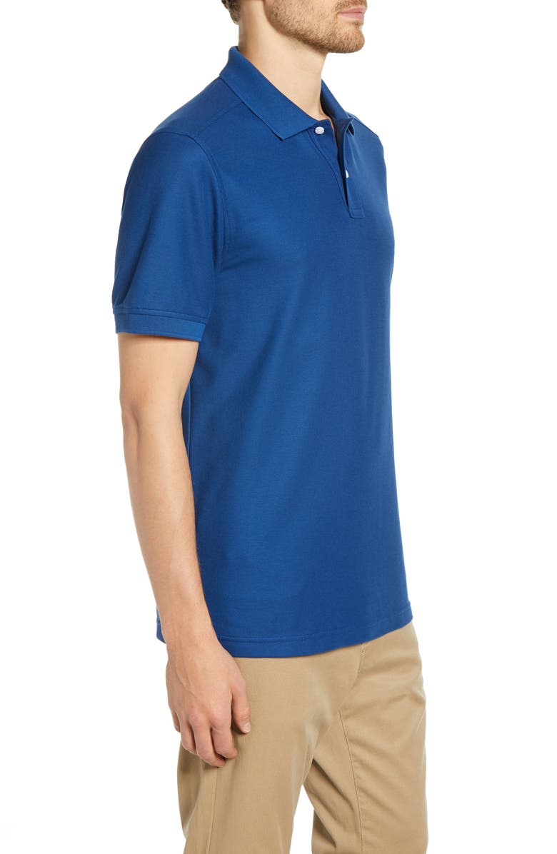 NORDSTROM MEN'S SHOP Regular Fit Piqué Polo, Alternate, color, 