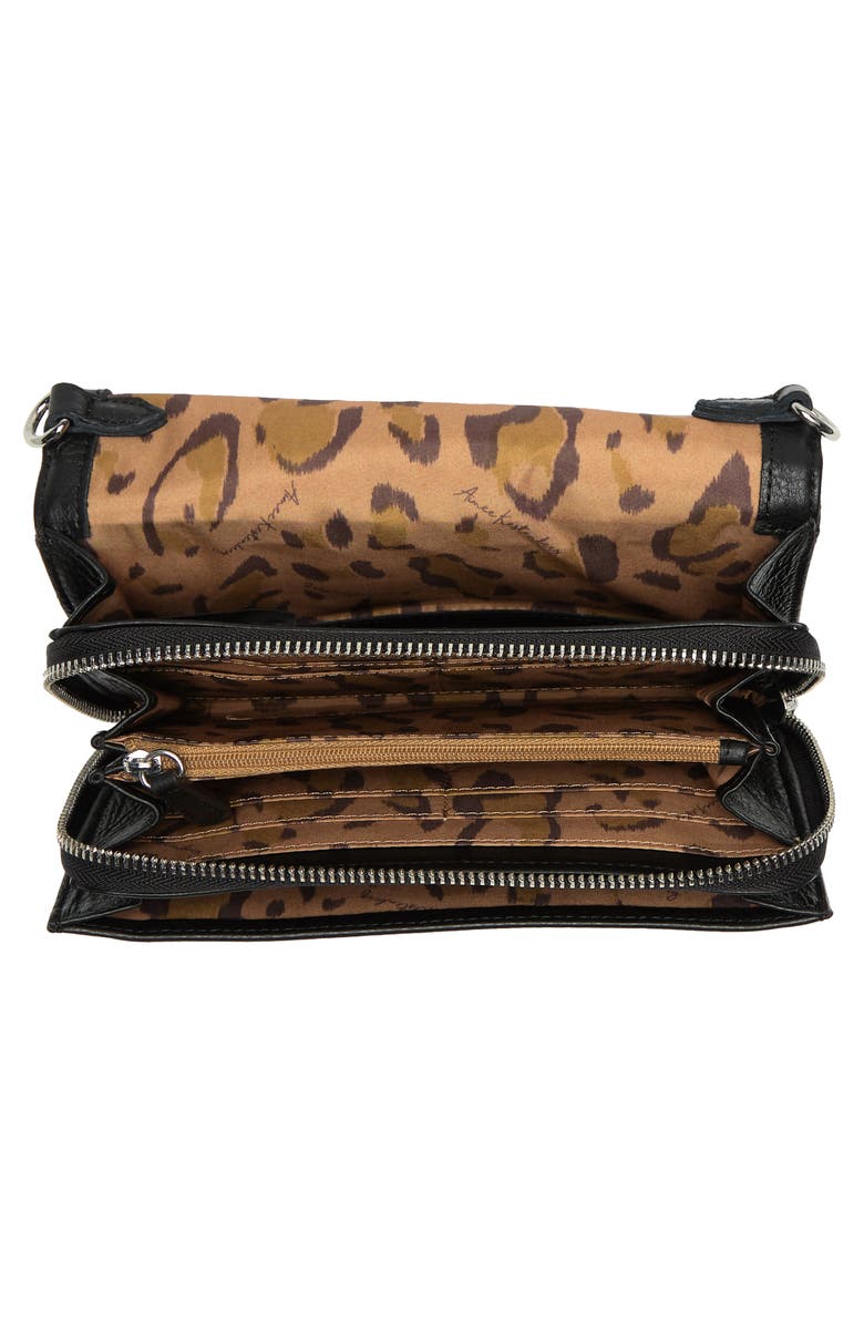 Aimee Kestenberg Delancey Leather Chain Wallet Crossbody, Alternate, color,