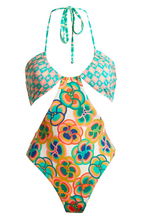 Shop Billabong Mami Wata Penny Cutout One-piece Swimsuit