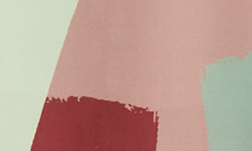 Luxely Abstract Print Shift Dress