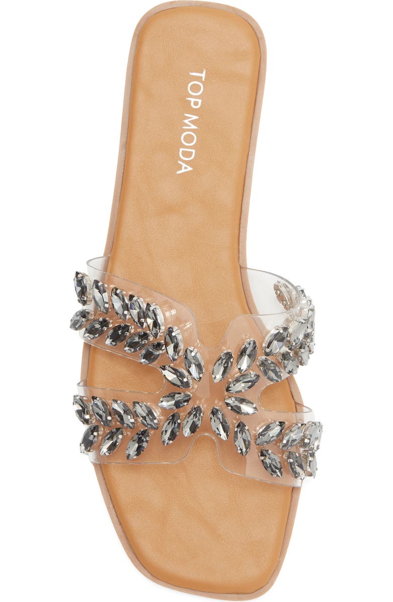 TOP MODA Dubau Slide Sandal, Alternate, color, Black